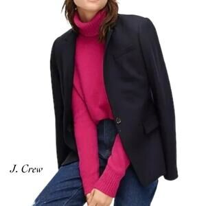 J Crew Turtleneck Sweater Wool Blend Pink Size S